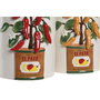 DKD Home Decor Jarrón de Cerámica Pimiento Surtido de 2 Unidades