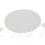 DKD Home Decor Mesa y Set de 3 Piezas de Metal Blanco