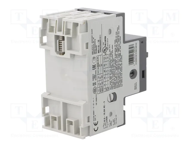 ABB MS116-16 Interruptor motorizado 7,5kW 208÷690VAC