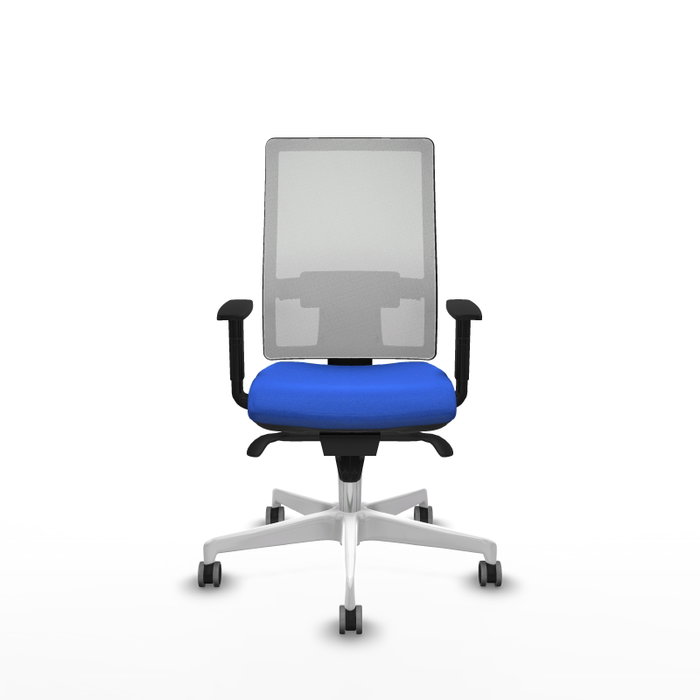 PIQUERAS Y CRESPO Silla de oficina Horna Azul y Blanco