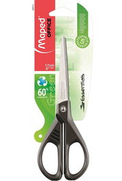 Maped Tijeras Essentials E4680 Ambidiestros 17 cm Simétricas Negro