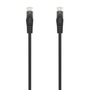 Aisens Cable de Red Cat.6A UTP AWG24 3m Negro