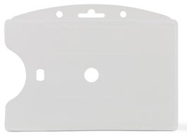 Funda Distintivo Tarifold Pp Apertura Frontal 60X89Mm Transparente Paquete De 10