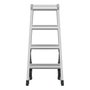 Hailo Master D100 Escalera de tijera 2 x 5 pasos