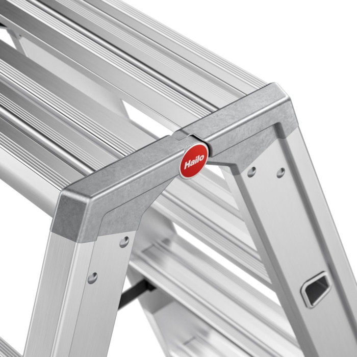 Hailo Master D100 Escalera de tijera 2 x 5 pasos