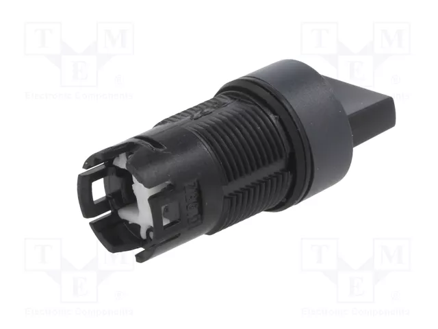 SCHNEIDER ELECTRIC Interruptor rotativo Harmony XB6 de 3 posiciones, 16mm, negro SCHNEIDER ELECTRIC Interruptor rotativo Harmony XB6 de 3 posiciones, 16mm, negro