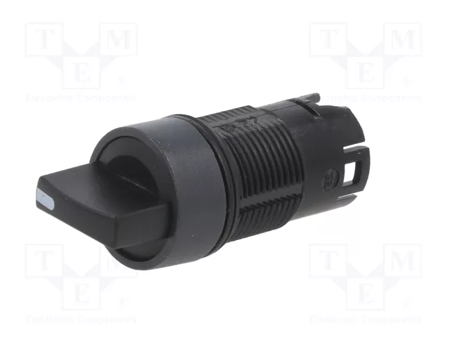 SCHNEIDER ELECTRIC Interruptor rotativo Harmony XB6 de 3 posiciones, 16mm, negro SCHNEIDER ELECTRIC Interruptor rotativo Harmony XB6 de 3 posiciones, 16mm, negro