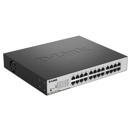SWITCH SMART MANAGED D-LINK DGS-1100-24P - 24 PUERTOS 10/100/1000 - ALIMENTACIÓN POE (12 PUERTOS) - AUTO SURVEILLANCE/VOICE VLAN - CON VENTILADOR SWITCH SMART MANAGED D-LINK DGS-1100-24P - 24 PUERTOS 10/100/1000 - ALIMENTACIÓN POE (12 PUERTOS) - AUTO SURVEILLANCE/VOICE VLAN - CON VENTILADOR