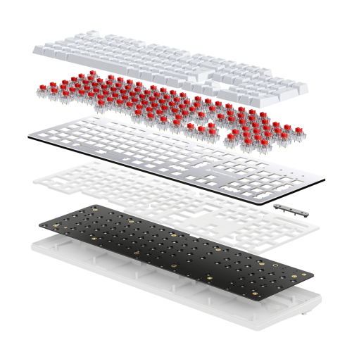 Newskill Gaming NS-KB-SERIKEV2 teclado USB QWERTY Español Blanco