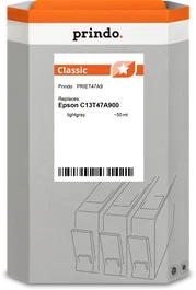 Prindo Cartucho de tinta Gris (claro) PRIET47A9 Classic 50ml