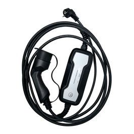 Solter EVMOU-16 Cargador para Vehículo Eléctrico Tipo 2, Corriente Ajustable 6-16A, 4 kW, IP66, con Chip Inteligente y LED Indicador