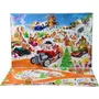 Hot Wheels JCB47 - Calendario de Adviento 2025 - 10 vehículos y 24 accesorios - Juguete para niños