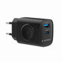 GEMBIRD TA-UC-PDQCW20-01-BK Cargador Rápido 2-en-1 Negro