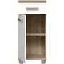 Forte Mueble de Baño VERK22Q34 90,8 x 34,8 x 40,2 cm Blanco / Roble Sonoma