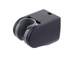 ADF Soporte para mango de ducha de plástico ABS negro con carraca