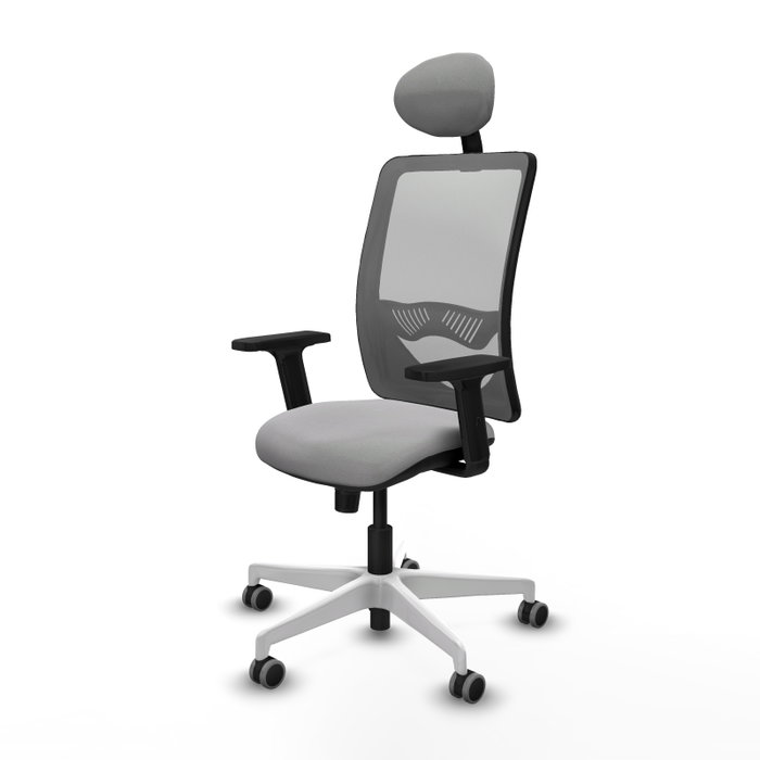 PIQUERAS Y CRESPO Silla de oficina Zulema con mecanismo Sincro, Gris