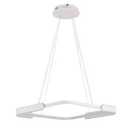DKD Home Decor Lámpara de Techo LED Aluminio 53x53 Blanco