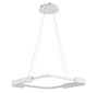 DKD Home Decor Lámpara de Techo LED Aluminio 53x53 Blanco