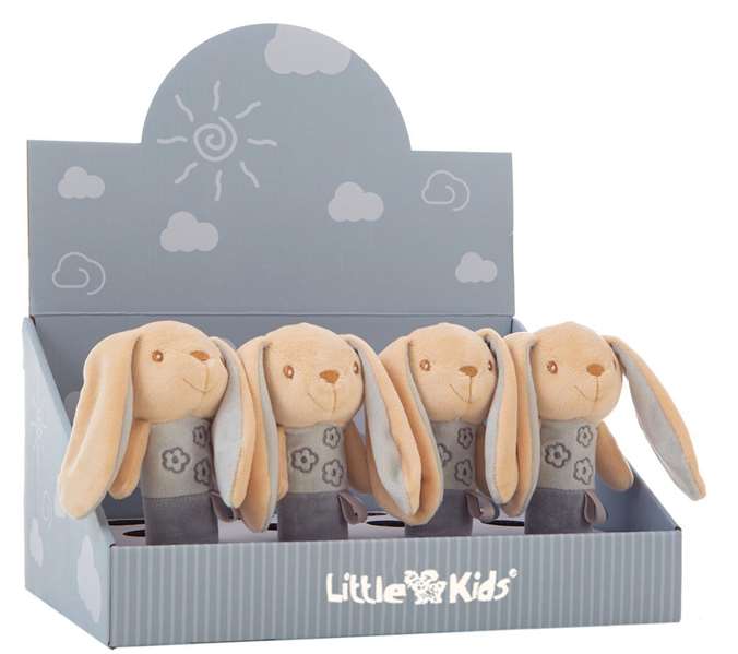 Creaciones Llopis Display 12 unidades Conejo Ely Gris Pito 16cm