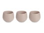Ibergarden Set 3 Macetas Reserva Agua 6 cm Taupe 25.5x8x7.5 cm (Set de 8)