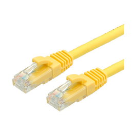 VALUE Patch Cable Cat6a (CAT6A) UTP Amarillo 20 m, Clase EA, 10000 Mbit/s, RJ-45 Macho, 500 MHz, para 10GBase-T