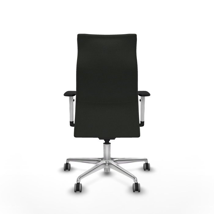 PIQUERAS Y CRESPO Sillón Albacete Negro con Mecanismo Sincro y Base de Aluminio PIQUERAS Y CRESPO Sillón Albacete Negro con Mecanismo Sincro y Base de Aluminio