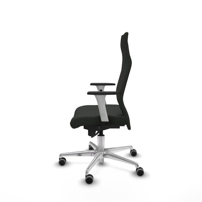 PIQUERAS Y CRESPO Sillón Albacete Negro con Mecanismo Sincro y Base de Aluminio PIQUERAS Y CRESPO Sillón Albacete Negro con Mecanismo Sincro y Base de Aluminio