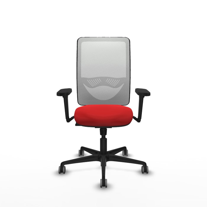 PIQUERAS Y CRESPO Silla de oficina Zulema Rojo y Blanco PIQUERAS Y CRESPO Silla de oficina Zulema Rojo y Blanco