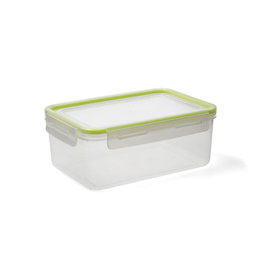 Recipiente Rectang Hermético Plástico Greenery Quid 13x18x11,5 cm - 1,8 L