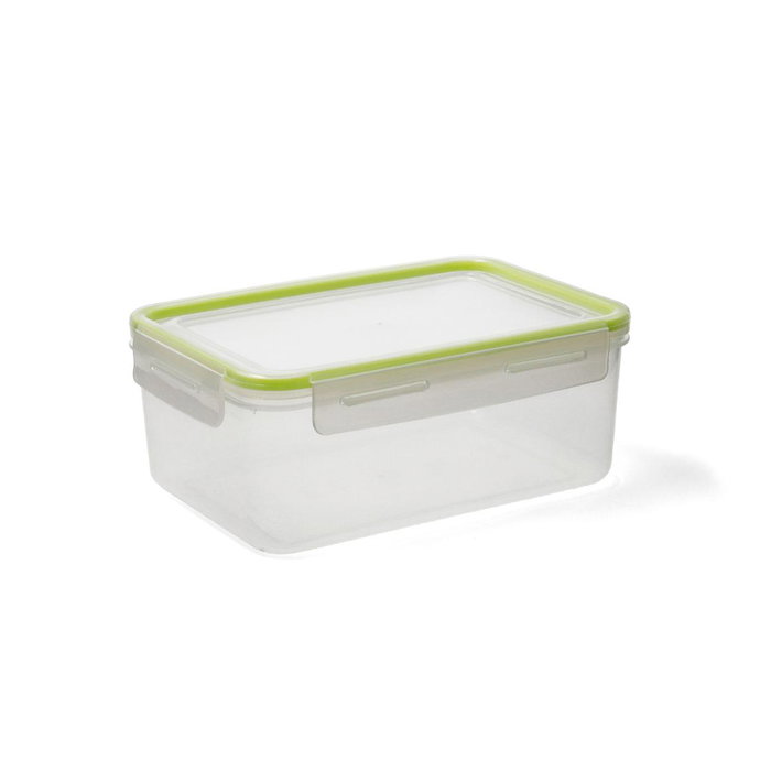 Recipiente Rectang Hermético Plástico Greenery Quid 13x18x11,5 cm - 1,8 L Recipiente Rectang Hermético Plástico Greenery Quid 13x18x11,5 cm - 1,8 L
