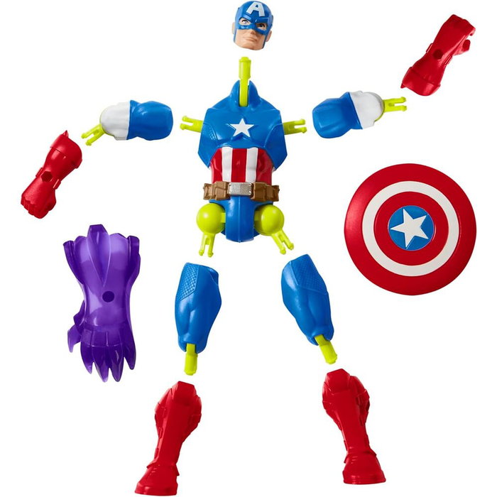 Hasbro Figura Avengers MixMashers Capitán América