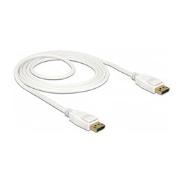 DeLOCK Cable DisplayPort 1.2a 4K 60 Hz 1,5 m Blanco