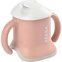 Beaba Taza de Aprendizaje Evoluclip 3 en 1: Biberón, Botella y Vaso - Rosa Antiguo
