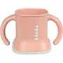 Beaba Taza de Aprendizaje Evoluclip 3 en 1: Biberón, Botella y Vaso - Rosa Antiguo