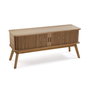 Versa Mueble de TV con 1 cajón Eloy, 30x46x100 cm, madera MDF y pino