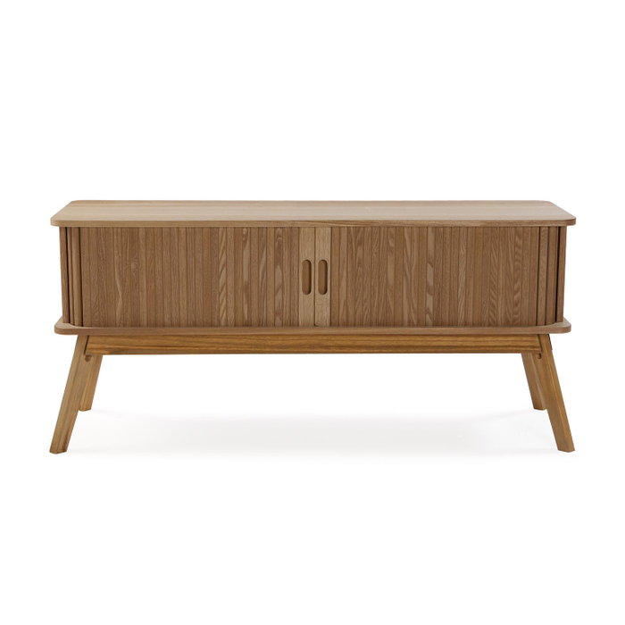 Versa Mueble de TV con 1 cajón Eloy, 30x46x100 cm, madera MDF y pino