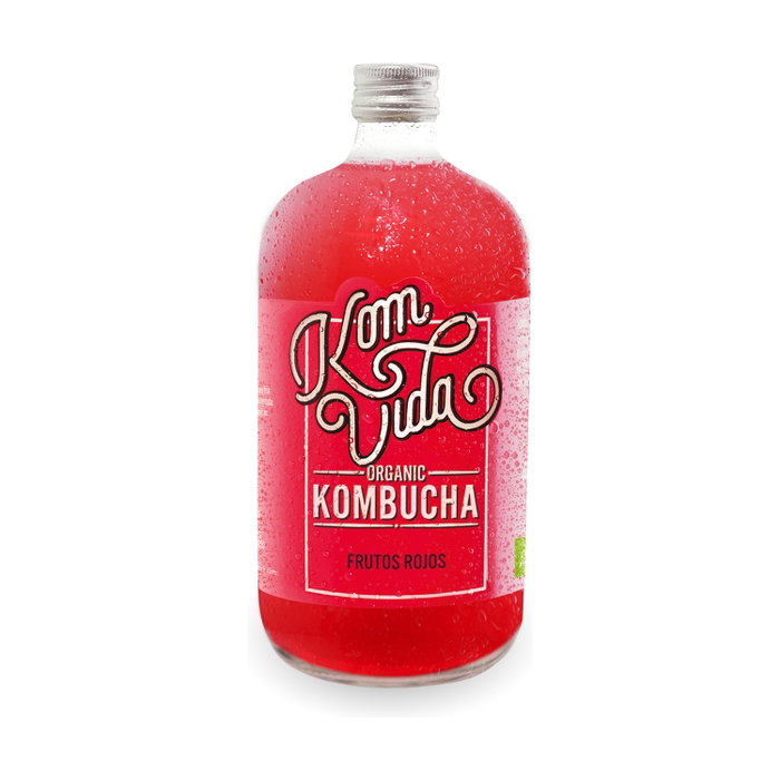 Komvida Kombucha Berryvida Frutos Rojos 750ml Bebida Fermentada Antioxidante Komvida Kombucha Berryvida Frutos Rojos 750ml Bebida Fermentada Antioxidante