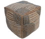 DKD Home Decor Reposapiés Abstracto en Yute y Mango