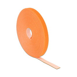 DeLOCK 18744 Cinta de velcro en rollo naranja de 10 m x 13 mm