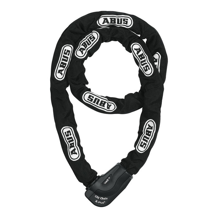 ABUS Granit City Chain 1060/170 - Candado con cadena para bicicleta, acero, negro, 1700 mm, 3.75 kg