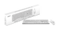 MSI Forge K210 W Combo White ES - Teclado y Ratón Gaming en Español, Conectividad Inalámbrica 2.4G, Diseño Ergonómico y Retroiluminación LED para PC