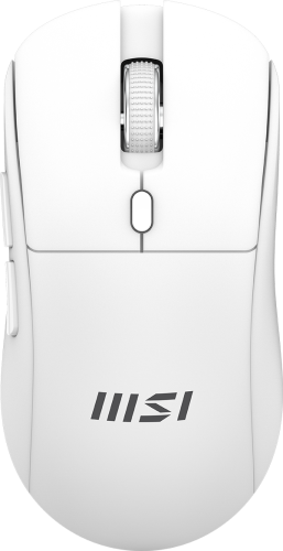 MSI Forge K210 W Combo White ES - Teclado y Ratón Gaming en Español, Conectividad Inalámbrica 2.4G, Diseño Ergonómico y Retroiluminación LED para PC