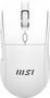 MSI Forge K210 W Combo White ES - Teclado y Ratón Gaming en Español, Conectividad Inalámbrica 2.4G, Diseño Ergonómico y Retroiluminación LED para PC