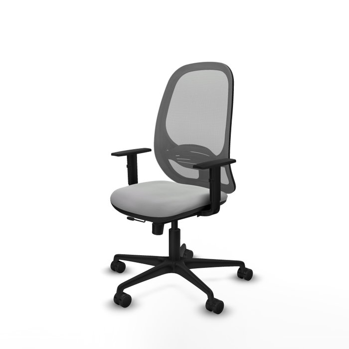 PIQUERAS Y CRESPO Silla de oficina Cilanco con mecanismo Sincro/Traslack, Gris