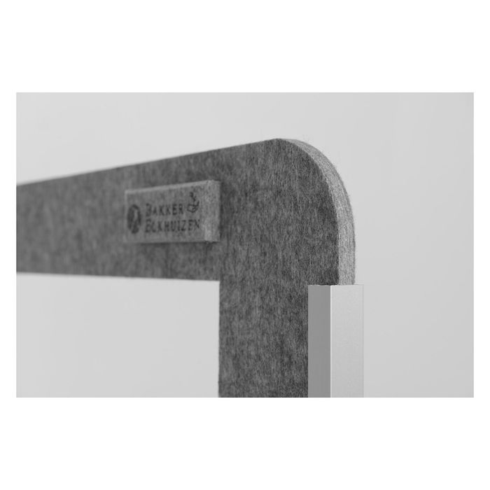 BakkerElkhuizen BE Safety Screen W180H60 Pantalla de seguridad para escritorio 180x60 cm con ventana de acrílico