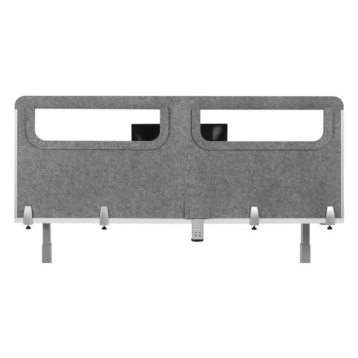 BakkerElkhuizen BE Safety Screen W180H60 Pantalla de seguridad para escritorio 180x60 cm con ventana de acrílico