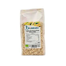 BIOLABRADOR Copos De Avena Finos Sin Gluten 500Gr
