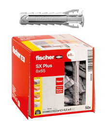FISCHER Taco SX Plus 8x65 Gris