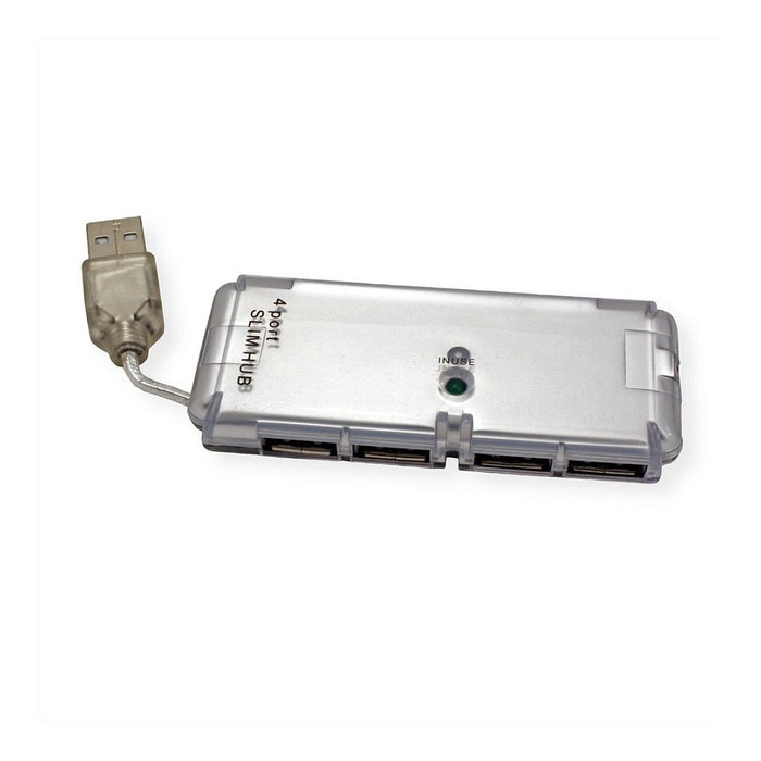 VALUE USB 2.0 Notebook Hub 4 Puertos sin fuente de alimentación