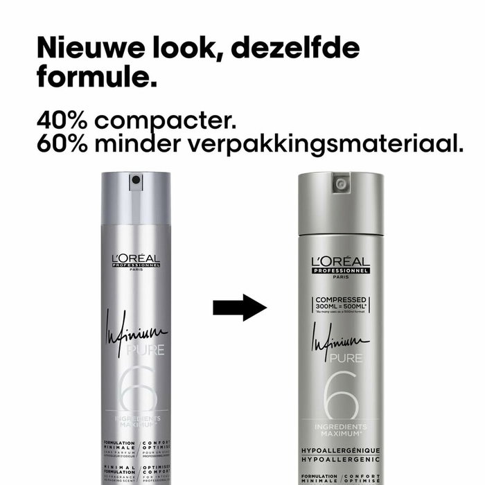 L'Oréal Professionnel Paris INFINIUM PURE Laca Ligera 300 ml